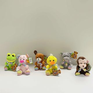 Animais de Pelcia 15cm - Kit c/6 und